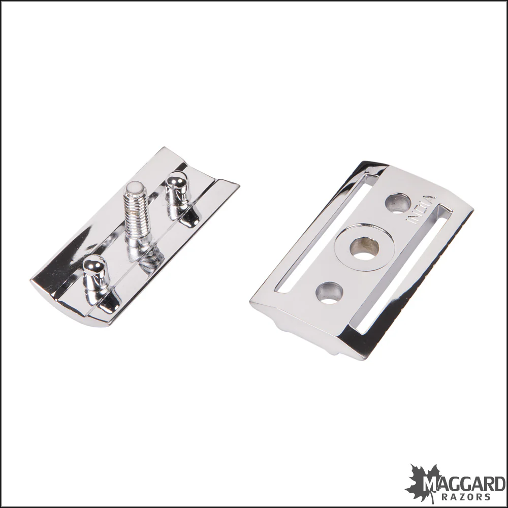 Parker 97R Chrome Handle Closed Comb DE Safety Razor - Image 4